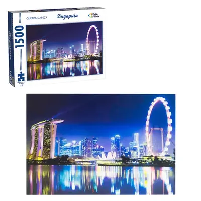 QUEBRA CABECA SINGAPURA COM 1500 PECAS 84X60CM