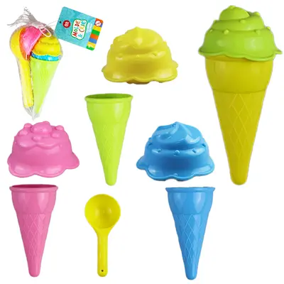 KIT COZINHA INFANTIL COM SORVETE + COLHER MOLDE E CRIE 5 PECAS NA REDE