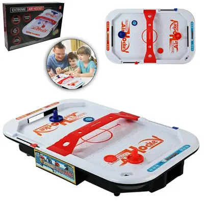 JOGO EXTREME AIR HOCKEY COM REBATEDORES + DISCO A PILHA A PILHA
