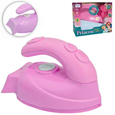 FERRO DE PASSAR INFANTIL COM ACESSORIO + SOM E LUZ PRINCESS HOME COLLECTION A BATERIA