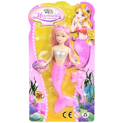 BONECA SEREIA MERMAID PRINCESS COM ESCOVA