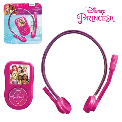 PRINCESA MP3 PLAYER FAZ DE CONTA MICROFONE + CELULAR INFANTIL