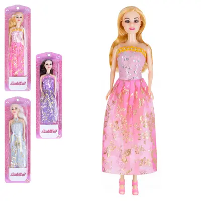 BONECA LINDA BELL COM VESTIDO BASICA