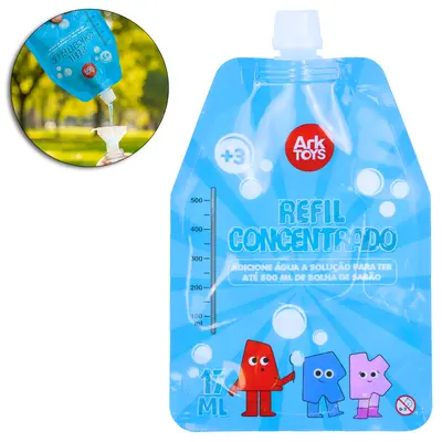 REFIL CONCENTRADO PARA BOLHAS DE SABAO 17ML