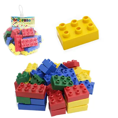 BLOCOS DE MONTAR BLOCKS DIVERSAO COM 36 PECAS NA REDE