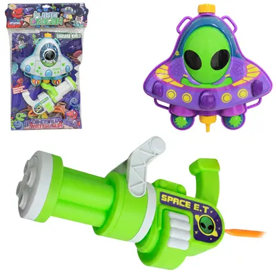 PISTOLA LANCA AGUA COM RESERVATORIO FOGUETE ALIENIGENA / ASTRONAUTA PLANET DRAGON