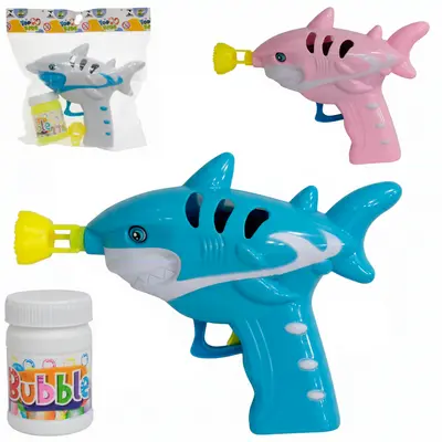 LANCA BOLHA DE SABAO PISTOLA TUBARAO A FRICCAO TOP KIDS
