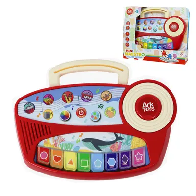 TECLADO / PIANO MUSICAL INFANTIL MINI MAESTRO A PILHA