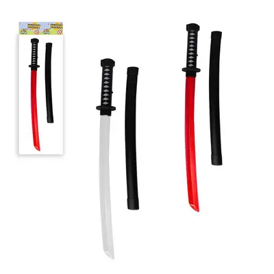 ESPADA NINJA / SAMURAI COM SOM E LUZ A PILHA 68CM