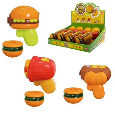 PISTOLA LANCA PIAO LANCHE HAMBURGUER DP PLAY