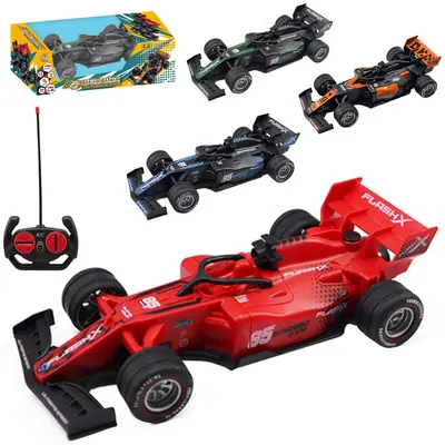 CARRO COM CONTROLE REMOTO SEM FIO FORMULA 1 RACING 7 FUNCOES A PILHA