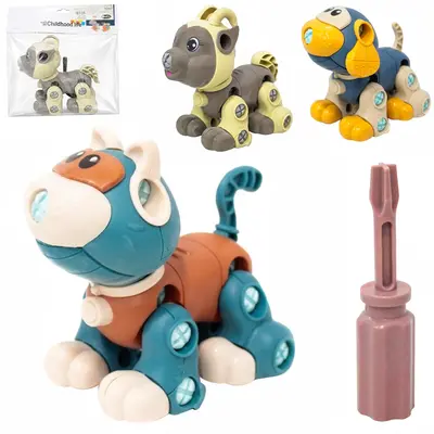 ANIMAL MONTA E DESMONTA DIDATICO COM ACESSORIO