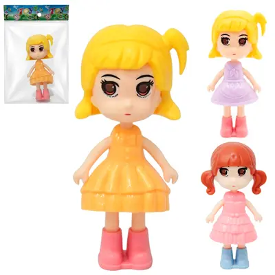 BONECA TROCA ROUPA DE PLASTICO
