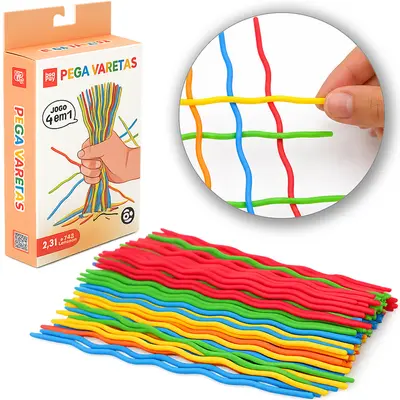 JOGO PEGA VARETAS 4 EM 1 150 PECAS 17CM