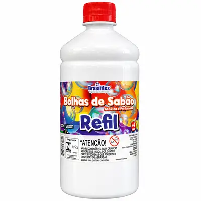REFIL LIQUIDO PARA BOLHA DE SABAO 1L
