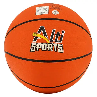 BOLA DE BASQUETE DE BORRACHA SPORTS Nº7 490GR 23CM DE Ø