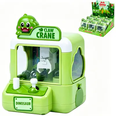 MAQUINA MINI GARRA DINO PEGA BOLINHAS ARK GAME DP PLAY