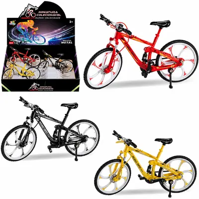 BICICLETA DE METAL MINIATURA COLECIONAVEL DP PLAY