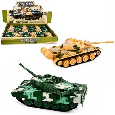 TANQUE DE GUERRA DE METAL A FRICCAO PULL BACK DP PLAY