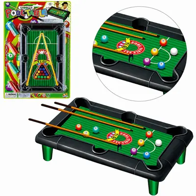 MESA DE SINUCA / BILHAR SNOOKER COM ACESSORIOS 23 PECAS 24X15,5CM