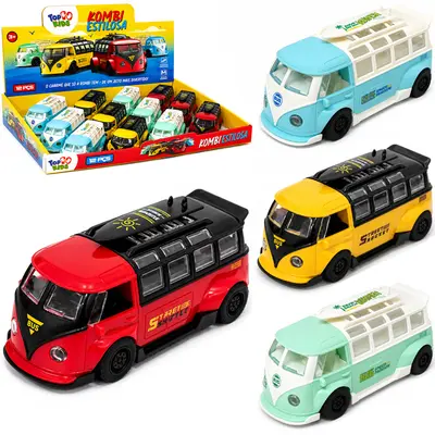 CARRO KOMBI ESTILOSA A FRICCAO TOP KIDS DP PLAY 14X6,5X6CM