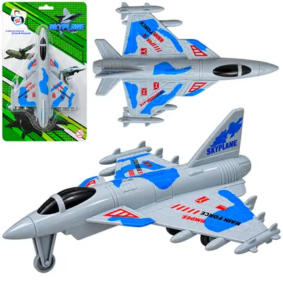 AVIAO JATO A FRICCAO PULL BACK SKYPLANE