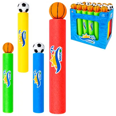 BASTAO DE ESPUMA LANCA AGUA BOLA MAXSOL 35CM DP PLAY