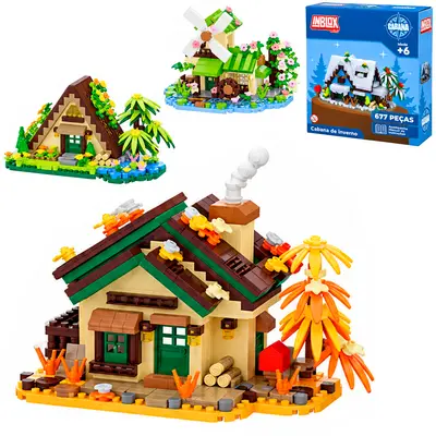 BLOCOS DE MONTAR INBLOX MINI CABANA TLEG