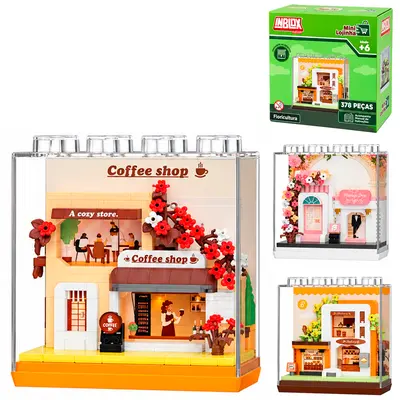 BLOCOS DE MONTAR INBLOX MINI LOJINHA TLEG