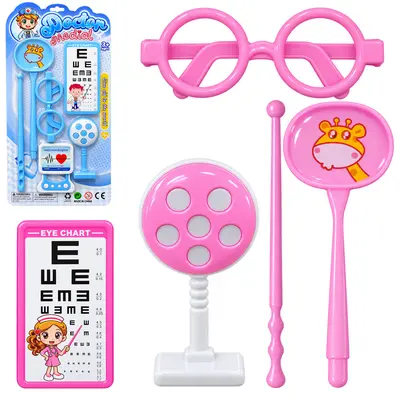 KIT MEDICO INFANTIL COM OCULOS + ACESSORIOS DOCTOR MEDICAL KIT 6 PECAS