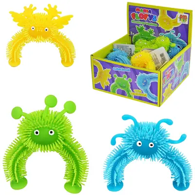 MONSTRO MANIA FLOFYS COM VENTOSA + LUZ COLORS A BATERIA