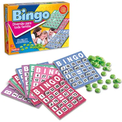 BINGO DIVERSAO PARA FAMILIA COM 10 CARTELAS