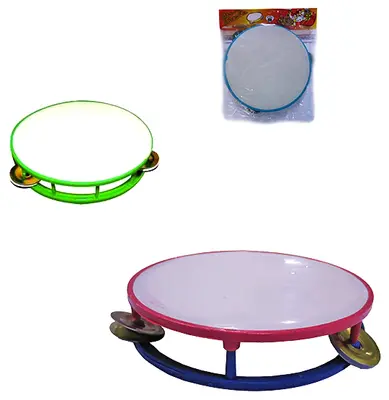 PANDEIRO INFANTIL GRANDE 19CM DE Ø NA SOLAPA