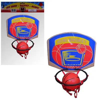 JOGO DE BASQUETE COM TABELA + ARO + BOLA MINI BASKET NA SOLAPA