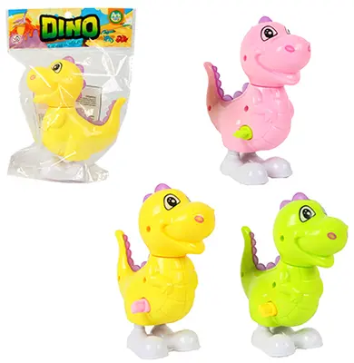 DINOSSAURO A CORDA BICHOS DIVERTIDOS DINO COLORS