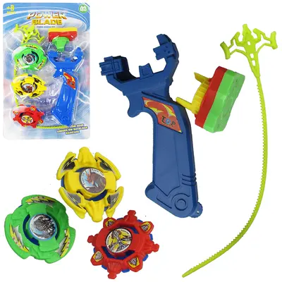 PIAO / BLADE COM LANCADOR POWER BLADE COLORS 6 PECAS NA CARTELA
