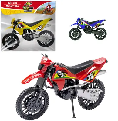 MOTO CROSS TRILHA RODA LIVRE COLORS 27CM NA SOLAPA