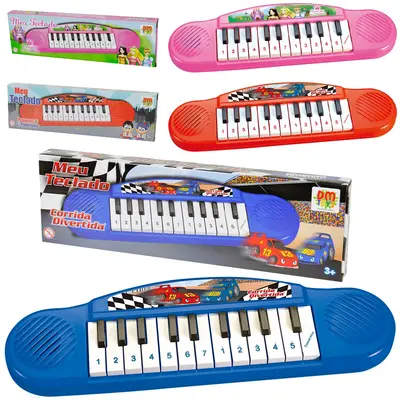TECLADO / PIANO MUSICAL INFANTIL SORTIDOS A PILHA NA CAIXA