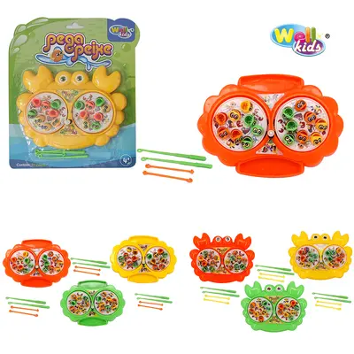 PEGA PEIXE A CORDA DUPLO CARANGUEJO WELLKIDS