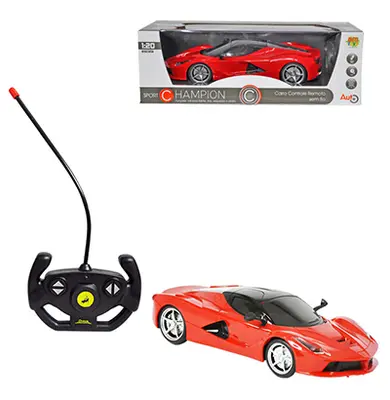 CARRO COM CONTROLE REMOTO SEM FIO SPORT COM LUZ A PILHA NA CAIXA