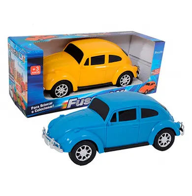 CARRO FUSCA LX RODA LIVRE COLORS NA CAIXA