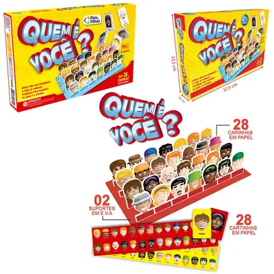 JOGO QUEM E VOCE? COM 28 CARINHAS