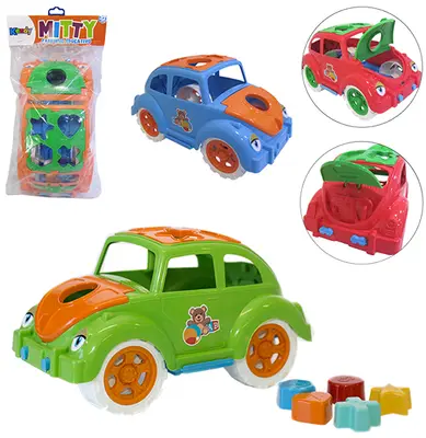 CARRO FUSCA DIDATICO MITTY RODA LIVRE