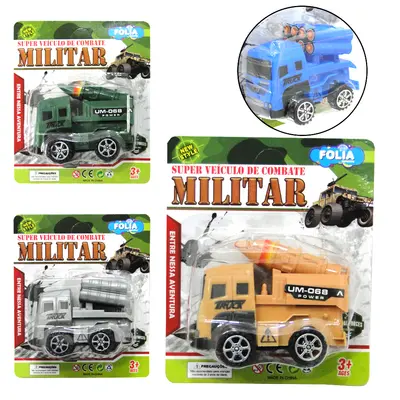 CAMINHAO MILITAR RODA LIVRE SORTIDOS NA CARTELA