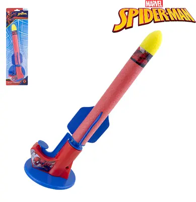LANCA FOGUETE 27CM HOMEM ARANHA/SPIDER MAN NA CARTELA DISNEY