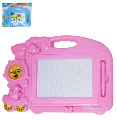 LOUSA MAGICA TRENZINHO COM CANETA COLORS 35X25,5CM NA SOLAPA