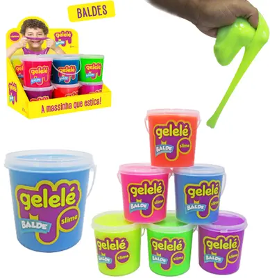 GELEINHA SLIME / GELELE BALDE TRADICIONAL COLORS 457G DP PLAY