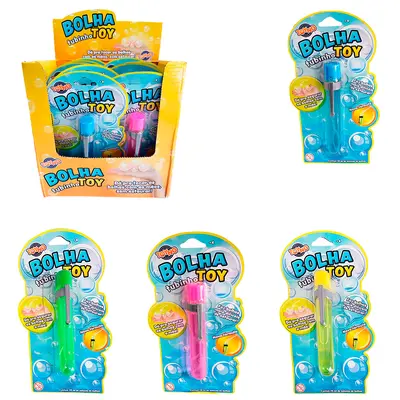 LANCA BOLHA DE SABAO NO TUBO TOY COLORS 20ML 12CM
