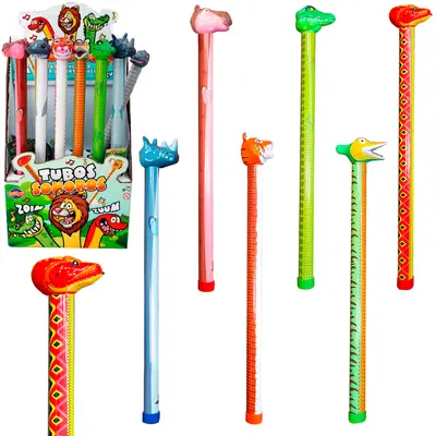 BRINQUEDO TUBO BICHINHOS COM SOM COLORS