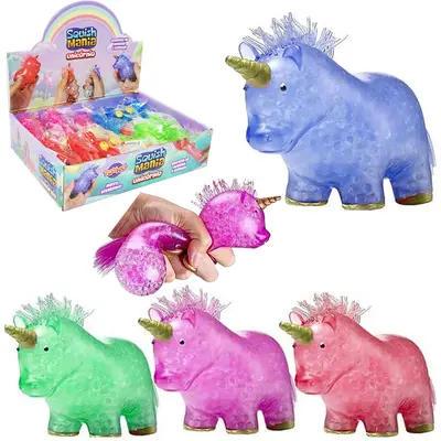 UNICORNIO SPREM BALL SQUISH MANIA COLORS 10,5X7X4CM